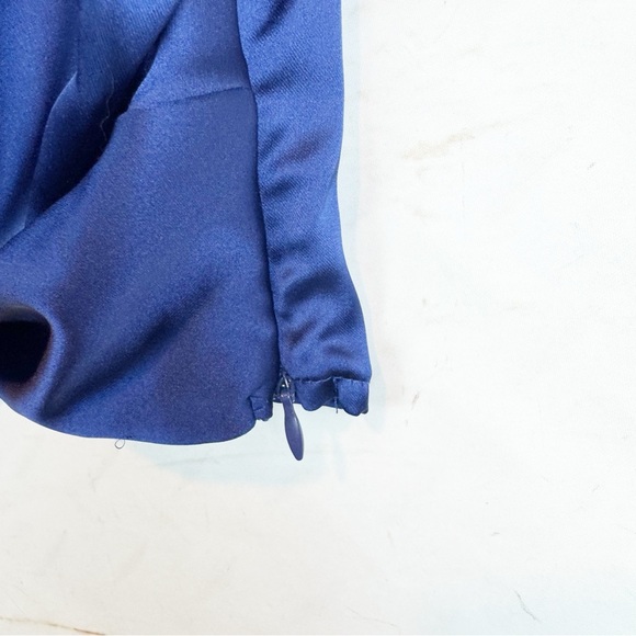 House of Harlow 1960 | Blue Satin Crop Top w Twist, M NWT - Picture 6 of 8